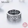 Collier Modian New Style Classic REAL 925 STERLING SLIGN Square Ring Fashion Wedding Luxury Jewelry Sparkling CZ Women Valentine's Gift