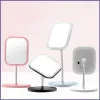 Mirrors Led Makeup Mirror Telescopic Led Makeup Mirror Foldable Usb Desktop Single Mirror