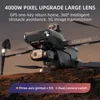 Drones New KF106 Max Drone 10K 5G Professional Wifi HD Dual Camera 3-axis Brushless Motor Foldable Quadcopter Toy 6KM YQ240129