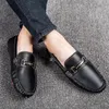 Designer Hommes Mocassins Robe En Cuir D'hiver Casual Chaussures De Bateau À La Mode Respirant Conduite De Mariage Confort Appartements Plus Taille 38-48 240118