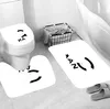 All-match nórdico simples ins tampa de toalete capa menina boa aparência cosméticos quarto toalete em forma de u tapete