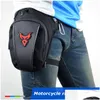 Motorcycle Bags Motocentric Motorcycle Leg Bag 11-Mc-0105 Men Knight Motocross Thigh Hip Bum Fanny Pack Waterproof Outdoor Bike Riding Dhidf