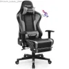 Andra möbler Gtracing Gaming Chair Footrest -högtalare Videospelstol Bluetooth Musik Heavy Duty Ergonomic Computer Office Desk Stol Q240129