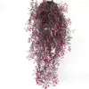 Декоративные цветы 2 шт. Искусственные растения Украшение растений Листовой орнамент Спальня