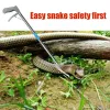 Cleaning 1.2m Foldable Snake Tongs Stick Reptile Catcher Grabber Folding Wide Jaw Snake Pliers Stainless Steel Snake Control Tool