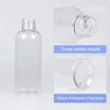 Butelki do przechowywania 5pcs 50 ml 60 ml 100 ml plastikowe puste z klapką małe napełnienie próbki pojemniki szamponowe płyn do mydlanego kremu do mydlenia