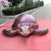 4 m 13 pies al por mayor Tema del océano Decoración de eventos Simulación inflable Tortuga Globos Inflación Modelo de animal marino para publicidad con soplador de aire Juguetes Deportes