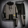 Herrspårsport Sport Set Men's Sweater Autumn 2023 New Fashion Men's Wear Full Set Youth Full Set Casual Clothll24