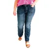 Jeans pour femmes Bleu Micro-Pull Denim Pantalon Printemps Été Femmes 2024 Élastique Taille Haute Rétro Classique Flare Pantalon Bootcut