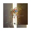 Novelty Items Sun Catcher Crystal Chandelier Illuminator Rainbow Hanging Wind Chimes Home Garden Decoration Inventory Wholesale Drop Dhgjt