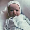 20 tum ommålad Reborn Doll Kit Loulou Vakna mjuk vinyl med tygkropp och ögon handgjorda DIY -mögel leksaksdelar 240119