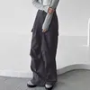 Calças femininas y2k para mulheres moda calças retas cintura alta oversized baggy perna larga palazzo casual pantalones