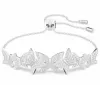 Stands Lilia Original Crystal Luxury Luxury Bow Leslie Fine Bijoux Boucles Boucles d'oreilles Bracelet Bracelet avec logo pour femmes