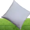 30pcs All Size Plain White Color Pure Cotton Canvas Pillow Cover With Hidden Zipper For CustomDIY Print Blank Cotton Pillow Cover1777805