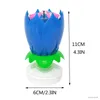 2PCS Świece Flower Candle LED Świąteczne elektryczne świece kwiatowe efekt wizualny Solid Parafin Unikalny kreatywność