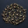 Bangle 100pcs Lobster Clasps for Bracelets Necklaces Hooks Chain Closure Findings Accessories for Jewelry Making Accessories