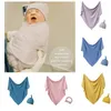 Couvertures Couverture et chapeau Ensemble Garçons Filles Jersey Tricot Bébé Swaddle Wrap Pographie Props 33 "X Taille Sac de couchage pour bébé