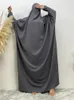 Roupas étnicas Eid Party Oração Vestuário Vestido Mulheres 2024 Ramadan Muçulmano Cobertura Completa Jilbab Abaya Niqab Long Khimar Islam Vestidos Musulman