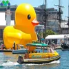 wholesale Giant Inflatable Yellow Duck Top Quality 3m 10ft Water Used Big Floating Fixed Rubber Cartoon Toy For Promotion