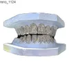 Silver Bling Grillz Mold Kit De Dent Moissanite Diamond Iced out Gold Plated Grills Teeth Grillz Custom Moissanite Grill