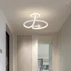 Kroonluchters Moderne LED-plafondlamp Kroonluchter voor gangpad Slaapkamer Woonkamer Eetkamer Hal Ingang Home Decor Verlichting Glansarmatuur