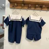 Robes de fille Vêtements d'été pour bébé pour jumeaux garçons chemises filles robe enfants frère et soeur correspondant vêtements mode coréenne enfants tenue