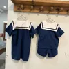 Girl Dresses Summer Baby Clothes For Twins Boys Shirts Girls Dress Kids Brother And Sister Matching Clothing Korean Fashion Children Outfit