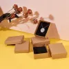 Rings pandahall Cardboard Jewelry Set Box for Ring Necklace Rectangle Tan 8x5x3cm Black 9x7x3mm White 7x7x3mm 9x9x3mm 824pcs