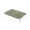 Meble obozowe stół kempingowy składany stolik kompaktowy aluminium składane plażę przenośne wielofunkcyjne