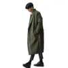 Autumn And Winter New Korean Edition Men's Cotton Woolen Coat Warm Mid Length Windbreaker Casual Belt Coat Men's