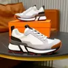 Marque élégante Hommes Runner Sports Heros Chaussures Technique Tricot Daim Chèvre Caoutchouc Semelle Intercalaire Sneaker Plate-forme Casual Marche EU38-46 Boîte d'origine