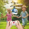 Mini RC Helicopter Induktion Flying Toys RC Helicopter USB Charge Cartoon Remote Control Drone Kid Plane Toys Inomhus Flight Toys 240118