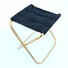 Camp Furniture Outdoor Folding Chairs Camping Aluminum Alloy Fishing Portable Train Stools Mazha Barbecue And Subway Stool