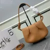 Paseo Satchel Lśniąca nappa nudna designerka dla kobiet na ramię Crossbody Bag kontur to czysta i elegancka luksusowa torba luksusowa 062138