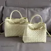 Väskor för kvinnor mångsidiga mjuka botegas nya venetas en Andiamo Trend 2023 Tote Womens Lady Leather Bag Shoulder Crossbody Classic Handbag Bags Woven Handbags ACV N4FP