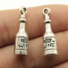 Bangle 50pcs 28x8mm Pendant Wine Bottle 3d Grape Wine Bottle Charm for Jewelry Making 3d Wine Bottle Pendants