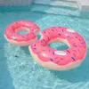 Outras Piscinas SpasHG Inflável Donut Pool Float Cartoon Swim Ring para Adultos Crianças Natação Círculo Colchão de Ar Piscina Brinquedos para Festa de Verão Praia YQ240129