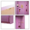 Necklace DIY Retro Key Holder Box Door Key Chain Jewelry Storage Wooden Box Handmade Friend Door Hanger Home Closet Wall Decoration