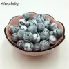 Crystal 100pcs 12mm Silicone Round Beads Ecofriendly Sensory Baby Teething Necklace Food Grade Mom Nursing DIY Jewelry Baby Teethers