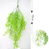 Dekorativa blommor Artificial Golden Bell Willow Wall Hanging False Flower Rattan Bar Matsal Kindergarten Family Garden Wedding