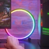 Smart Graffiti Wifi Lampe de table créative Rgbic Magic Color Lumière d'ambiance de bureau E-Sports Réseau de bureau Lumière rouge Vente en gros transfrontalière