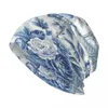 Bérets Powder Blue Chinoiserie toile tricot chapeau thermique Visor homme de luxe Men de luxe Golf porte des femmes