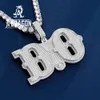 Sterling Silver 925 Gold Plated VVS Moissanite Diamond Iced Out Custom Pendant 3D Carton Concept Pass Diamond Tester Hip Ho