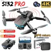 Drones S132 RC Drone GPS with 4K Professional Camera 5G WIFI 360 Obstacle Avoidance FPV Brushless Motor RC Quadcopter Mini Drone YQ240129