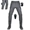 Motorradbekleidung 2024 Herren-Reitschutzhose mit 4 X CE-Rüstungspolstern Cargohose Lokomotive Motocross-Rennhose ATV UTV