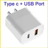 Tipo c usb porta dupla 21a carregadores de parede de saída para novo iphone 12 13 pro max adaptador de alimentação poly bag7613770