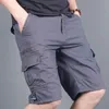 Multi-Pocket Cargo Shorts Mens Summer Loose Pants Large Size Fashion Casual Sports Cotton Camo Short Plus Size S-6XL 240124