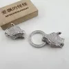 Colliers APDGG 1 PC 15x55 m zircon cubique pavé résultats de bijoux fermoirs d'animaux pour Bracelets de perles colliers faisant des accessoires artisanaux de bricolage