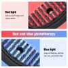 Electric Spray Massage Comb Micro Current Head Meridian Massager Anti Hair Loss Physiotherapy Red and Blue Light Nourish Scalp 240118