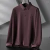 Polos męski 8xl 7xl 6xl 2024 Autumn Anglia Style Polo Shirt Men Men Tens Wysokiej jakości Wygodne koszulki męskie